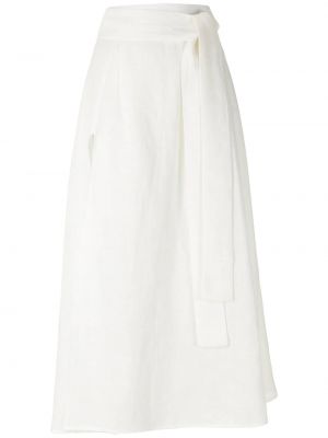 Falda larga Piu Brand blanco