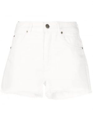 Jeansshorts med hög midja Twinset vit