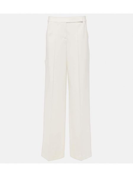 Kalhoty s vysokým pasem relaxed fit Dorothee Schumacher bílé