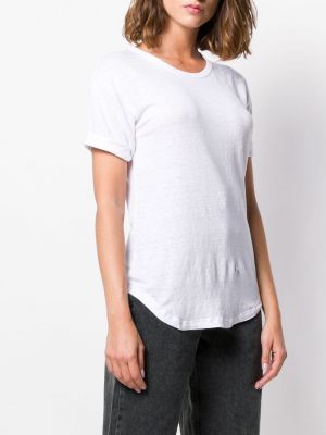 Přiléhavé tričko Isabel Marant Etoile bílé