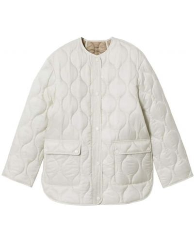Prijelazna jakna Mango bijela