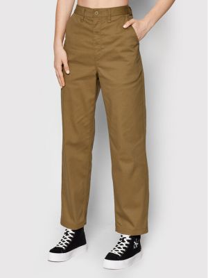 Pantaloni chino Vans marrone