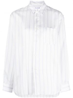 Koszula na guziki w paski klasyczna Comme Des Garcons Shirt - biały