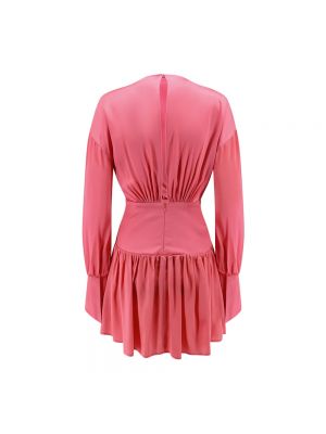 Mini vestido con escote v Semicouture rosa