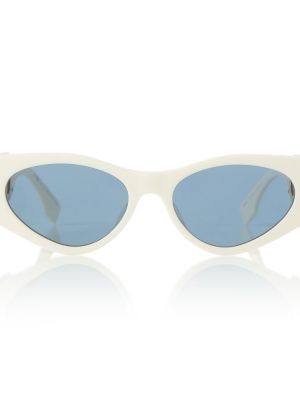 Sluneční brýle Fendi bílé