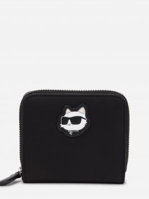 Černá peněženka z nylonu Karl Lagerfeld