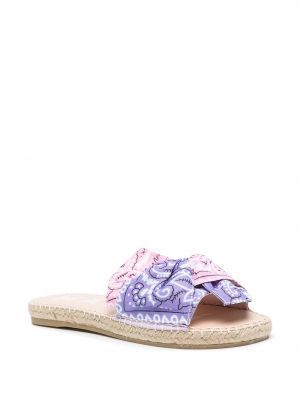 Sandale mit print Manebi pink