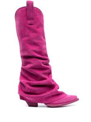 Stivali al ginocchio R13 rosa