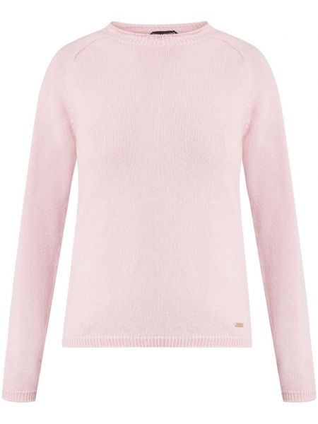 Kašmírový svetr s kulatým výstřihem Tom Ford růžový