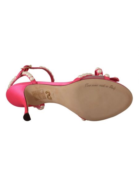 Sandale mit absatz mit hohem absatz Dolce & Gabbana pink
