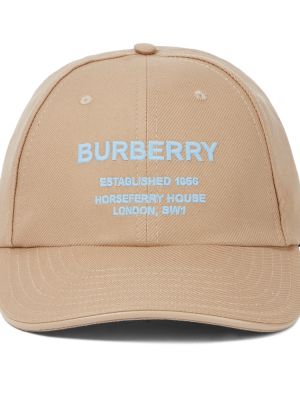 Хлопковая кепка с вышивкой Burberry