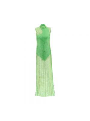 Sukienka długa Stella Mccartney zielona