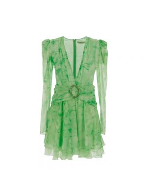 Sukienka koktajlowa Alessandra Rich zielona