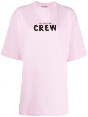 Camiseta Balenciaga rosa