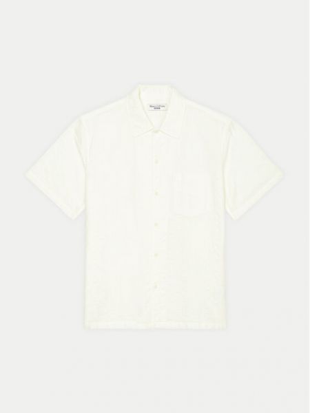 Priliehavá rifľová košeľa Marc O'polo Denim biela