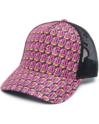 Gorra de malla Dsquared2 rosa