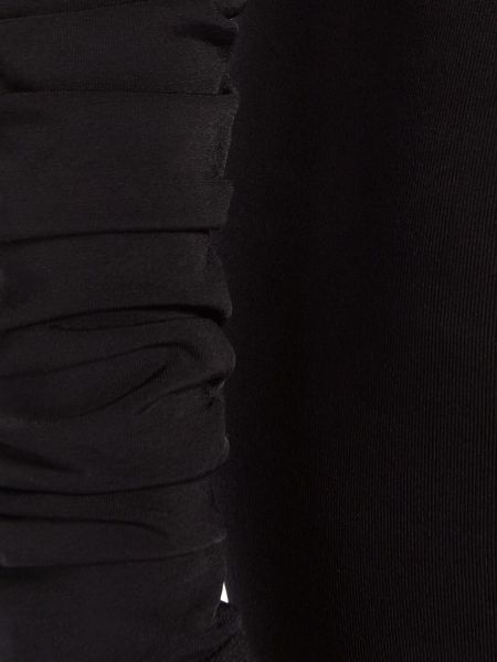 Nylon garbós ruha Balenciaga fekete