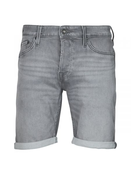 Priliehavé džínsové šortky Jack&jones sivá