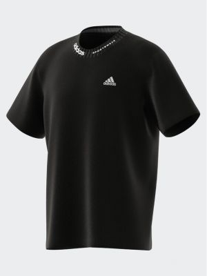 Tričko relaxed fit Adidas černé