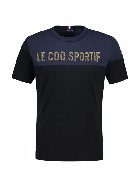 Koszulka z krótkim rękawem Le Coq Sportif czarna