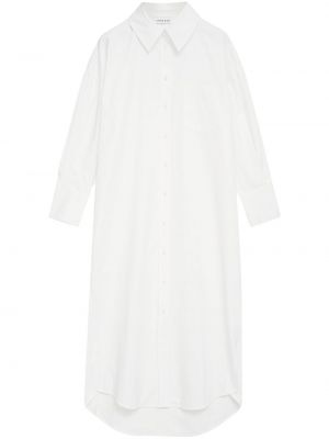 Midi haljina Anine Bing bijela