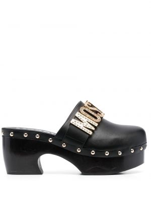 Papuci tip mules Moschino