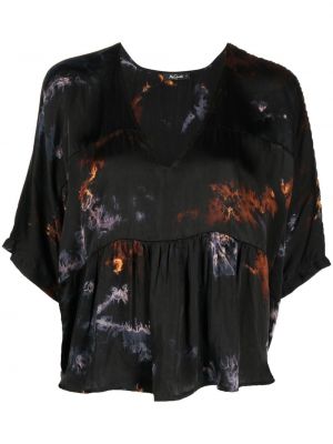 Peplum bluse Mes Demoiselles svart