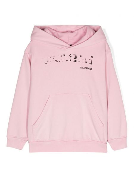 Huppari tytöille Balenciaga Kids pinkki