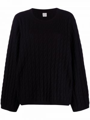 Кашмирен пуловер Toteme черно