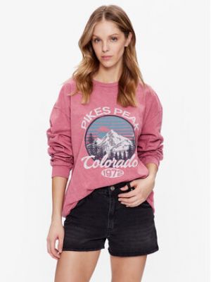 Bluza Bdg Urban Outfitters różowa