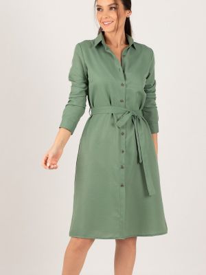 Dlouhé šaty Armonika zelené