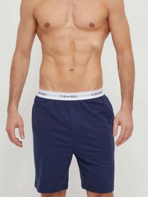 Однотонные шорты Calvin Klein Underwear синие