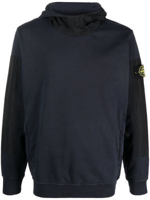 Hoodie Stone Island blå