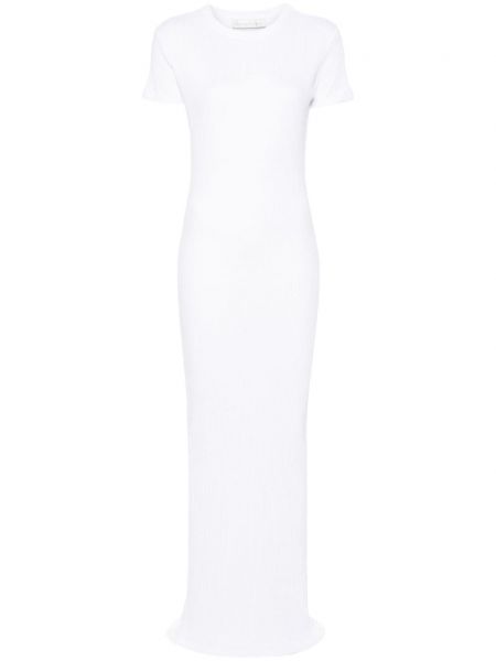 Макси рокля бродирана Ludovic De Saint Sernin бяло