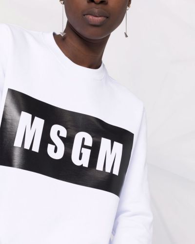 Bluza dresowa z nadrukiem Msgm