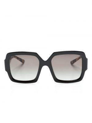 Ochelari de soare de culoare solidă Prada Eyewear negru