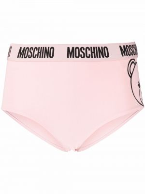 Trykt underbukse Moschino rosa