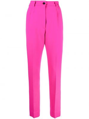 Pantaloni a vita alta Dolce & Gabbana rosa