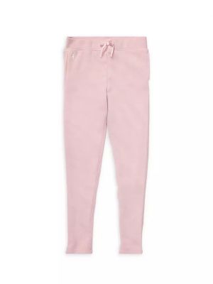 Розовые флисовые леггинсы Polo Ralph Lauren