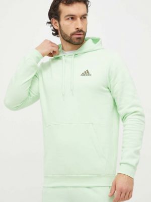 Bluza z kapturem Adidas zielona