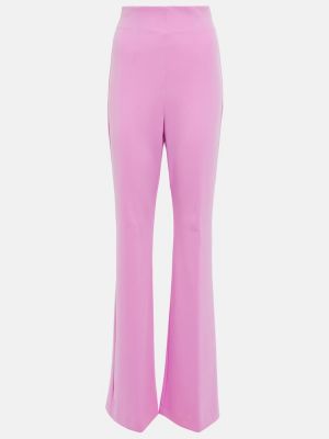 Панталон с висока талия Sportmax розово