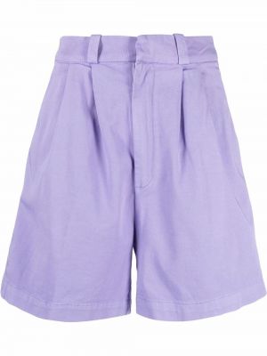 Plissert shorts Haikure lilla