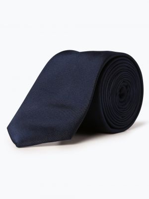 Jedwabny krawat Finshley & Harding niebieski