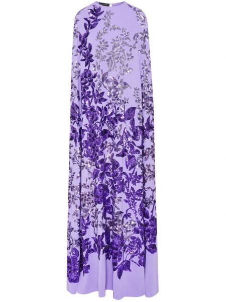 Suora mekko Oscar De La Renta violetti