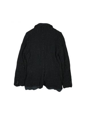 Куртка в полоску Comme Des Garçons черная