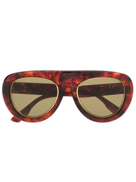 Gözlük Gucci Eyewear kahverengi