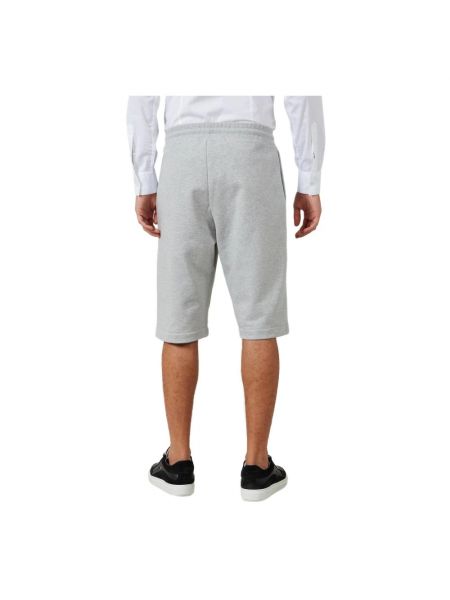 Pantalones cortos con cordones con cremallera con bolsillos Costume National gris