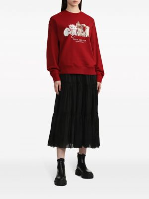 Sweatshirt aus baumwoll mit print Tout A Coup rot