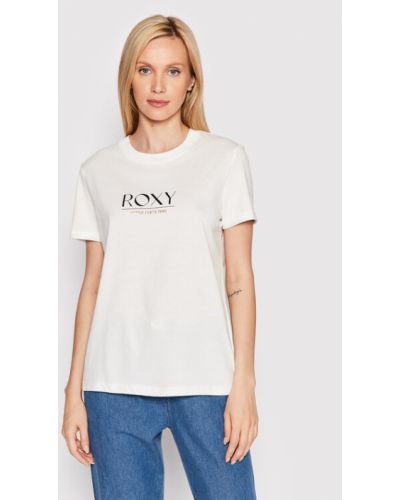 Priliehavé tričko Roxy biela