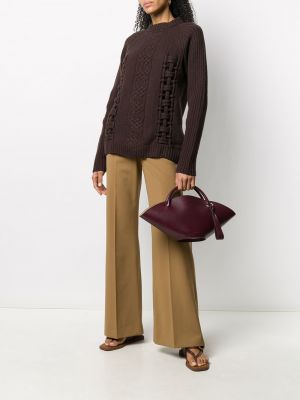Jersey de punto de tela jersey Versace Pre-owned marrón